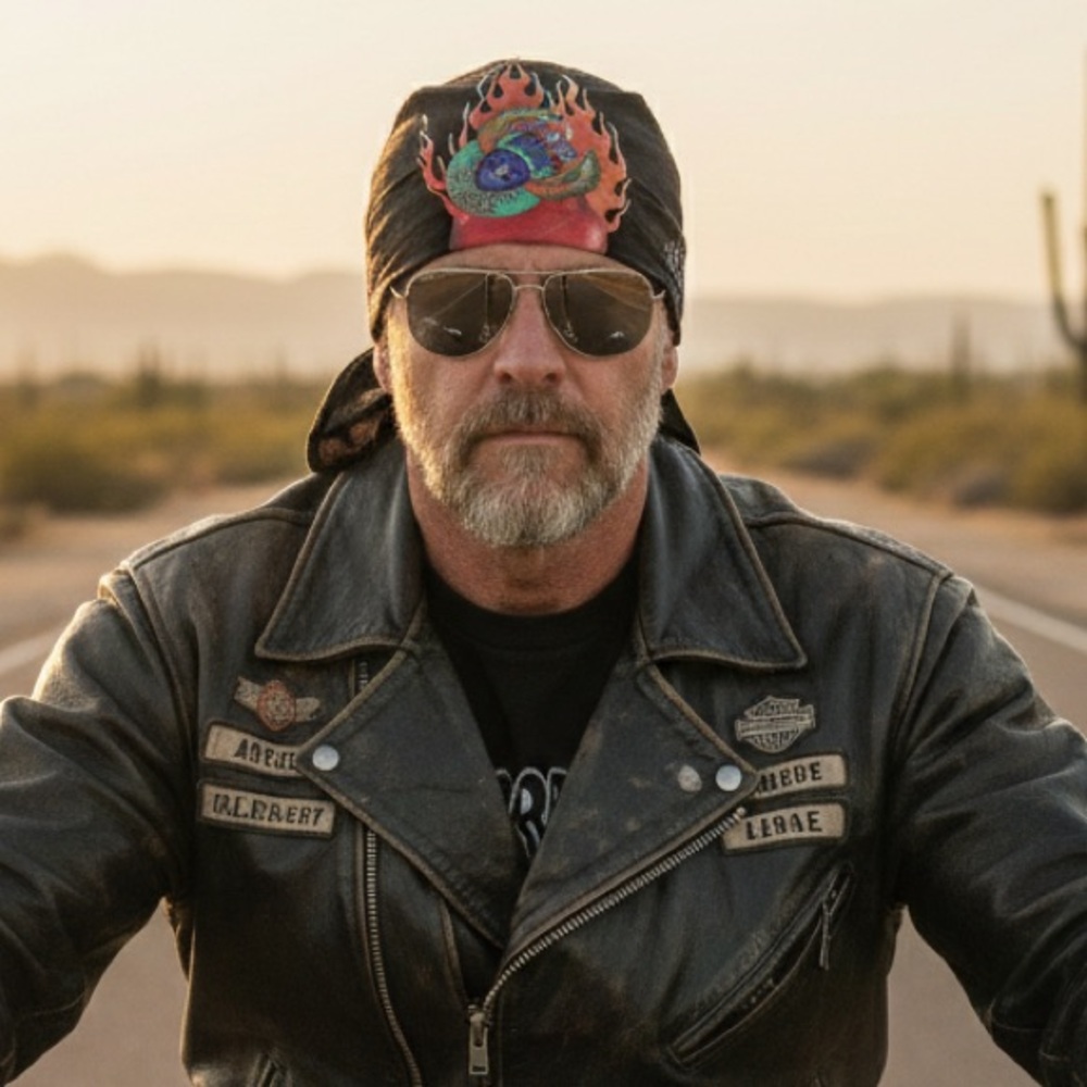 Harley-Davidson of Glendale 1990s Vintage Collectible Bandana «Love Ride 13».